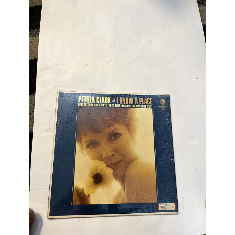 Petula‎ Clark I Know A Place Vinyl LP Mono Warner Bros W 1598 1965 Pop Record